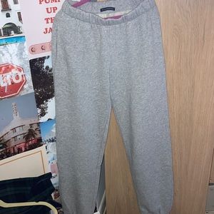 Gray brandy Melville sweatpants